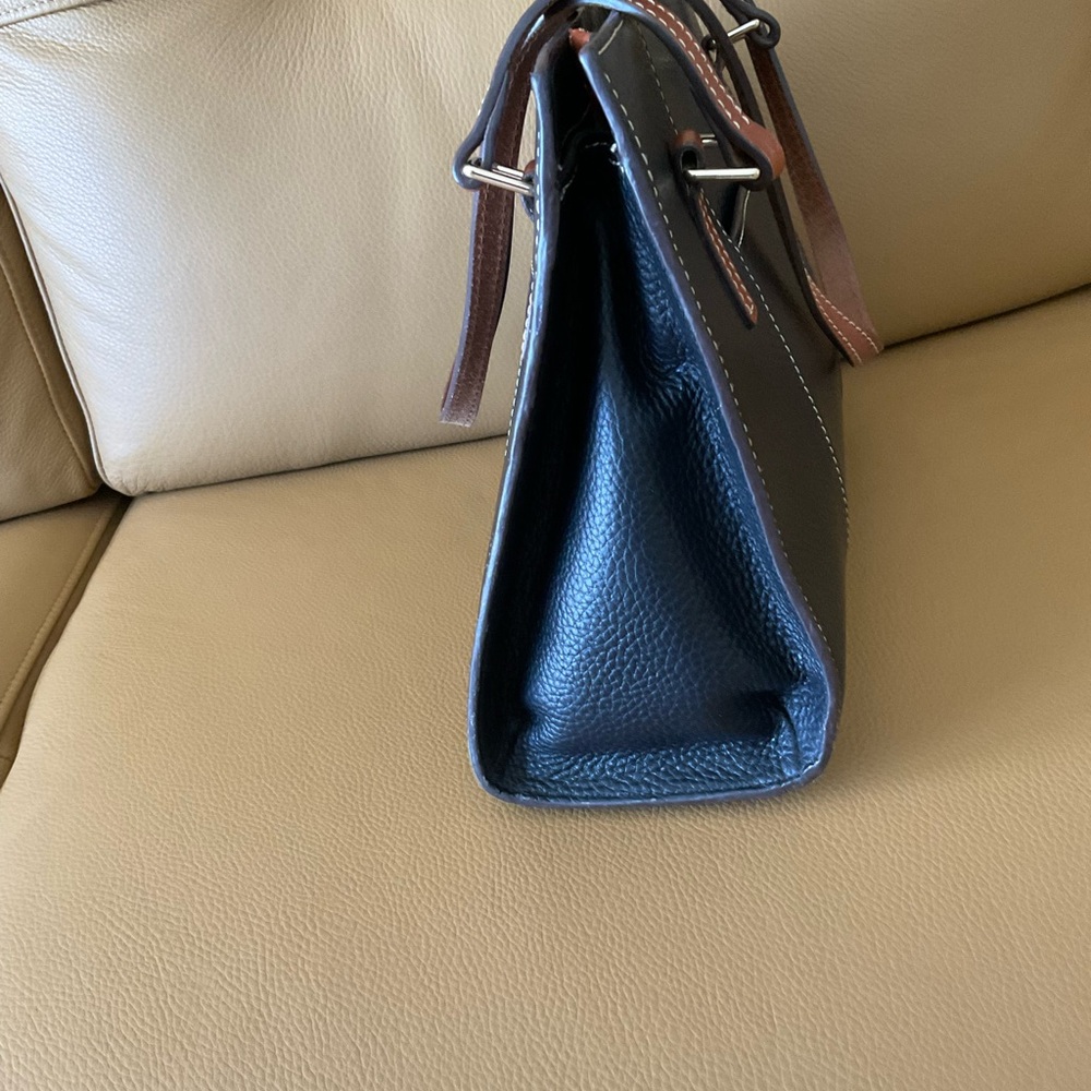 Dooney & Bourke Black Small Lexington Shoulder Bag Tote - Picture 3 of 6